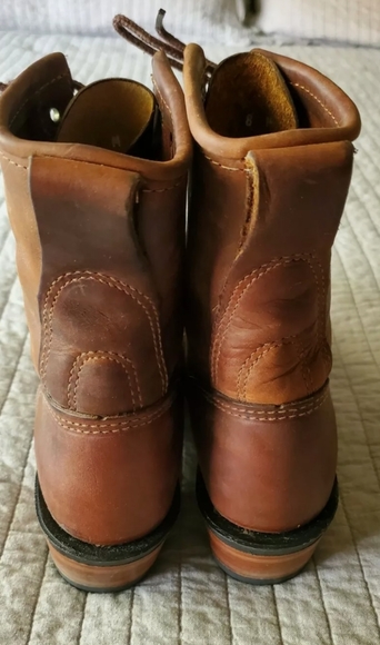 Durango Rust Lace Up Brown Leather Boot $140 - Picture 9 of 12